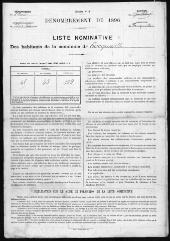 TOCQUEVILLE 1896