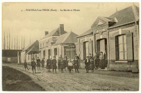 Fontenay. La Mairie et l'Ecole.