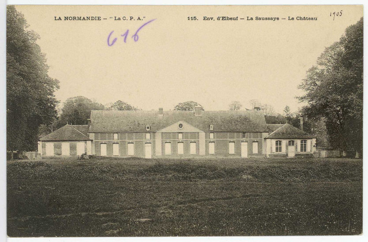 Saussaye (La). Le Château.