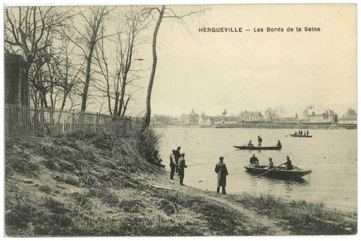 Herqueville. Les Bords de la Seine.