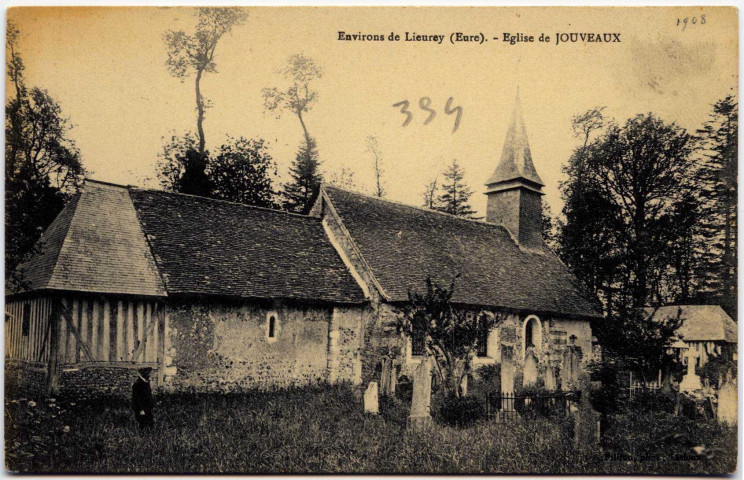 Jouveaux. Environs de Lieurey (Eure). - Eglise de Jouveaux.