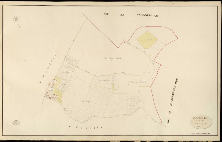 Madeleine-de-Nonancourt (La). Section C _ de Merville _ 2e de 4 Feuilles