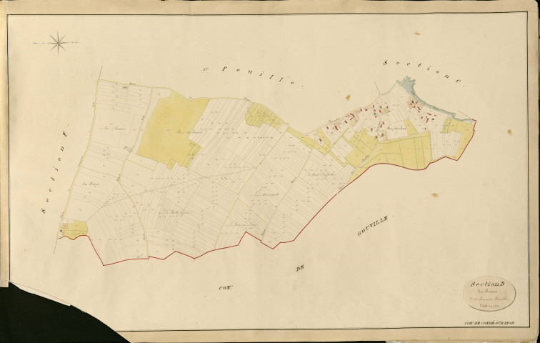Condé-sur-Iton. Section D _ des Brosses _ 2e et dernière Feuille