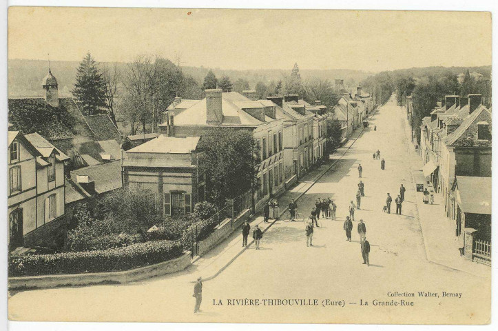 Fontaine-la-Soret. La Rivière Thibouville La Grande-Rue.