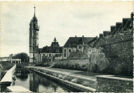 Evreux-Ville. Promenades de l'Iton et le Beffroi.