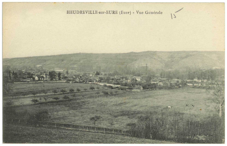 Heudreville-sur-Eure. Vue générale.