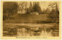 Mesnil-Verclives (Le). Le Château et l'Etang.