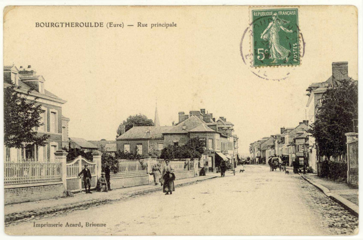 Bourgtheroulde. Rue Principale.