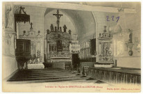 Epreville-en-Lieuvin. Intérieur de l'Eglise de Epreville-en-Lieuvin.