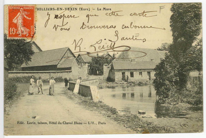 Thilliers-en-Vexin (Les). La Mare.