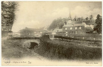 Dampsmesnil. Aveny L'Eglise et le Pont.