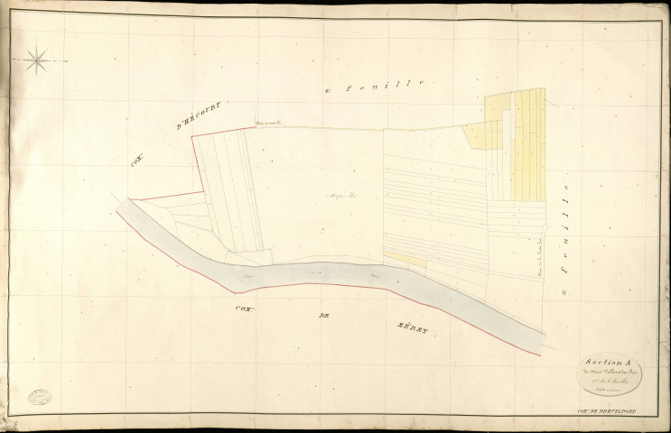 Breuilpont. Section A _ du Mont Vallet et des Prés _ 1re de 6 Feuilles