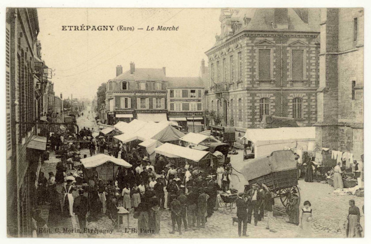 Etrépagny. Le Marché.