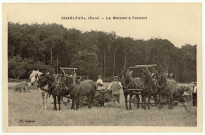 Charleval. La Moisson à Colmont.