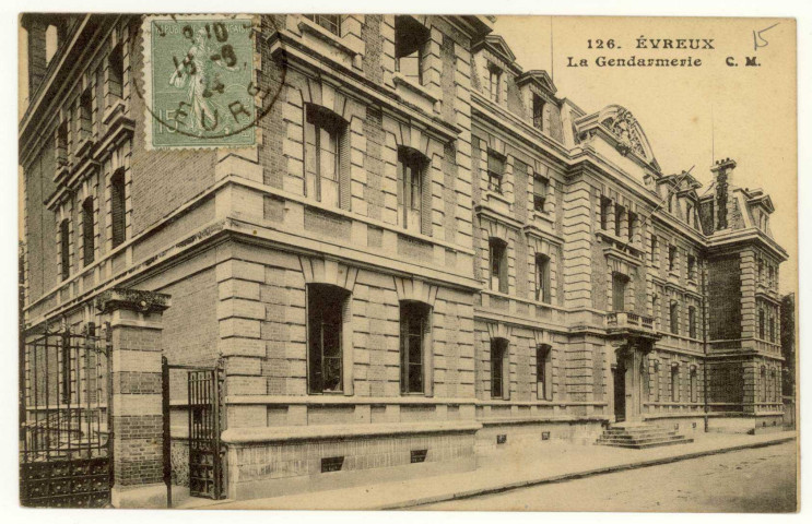 Evreux-Ville. La Gendarmerie.