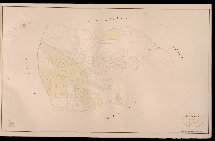 Saint-Pierre-de-Bailleul. Section A _ de Dormoun _ 4e de 5 Feuilles
