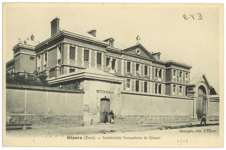 Gisors. Institution Secondaire de Gisors.