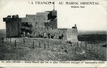 BOU-DENIB - Block-Hauss qui fut le plus vivement attaqué (1er septembre 1908)