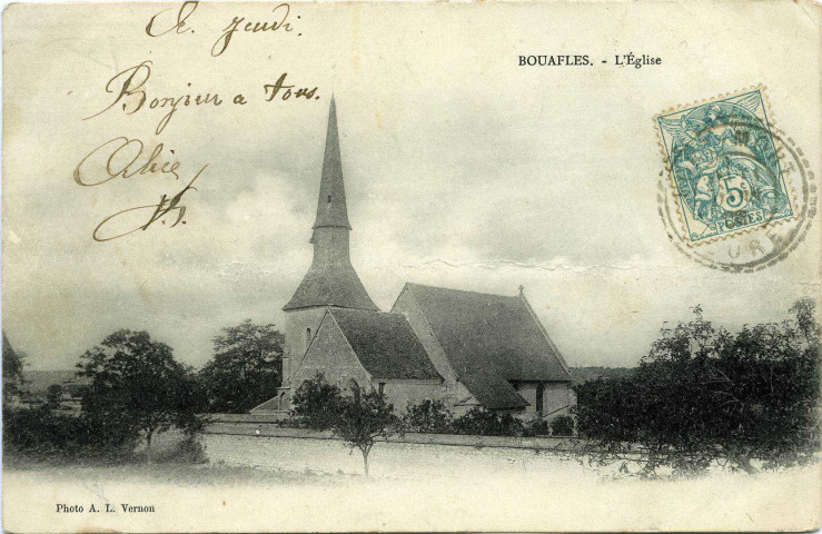 Bouafles. L'Eglise.
