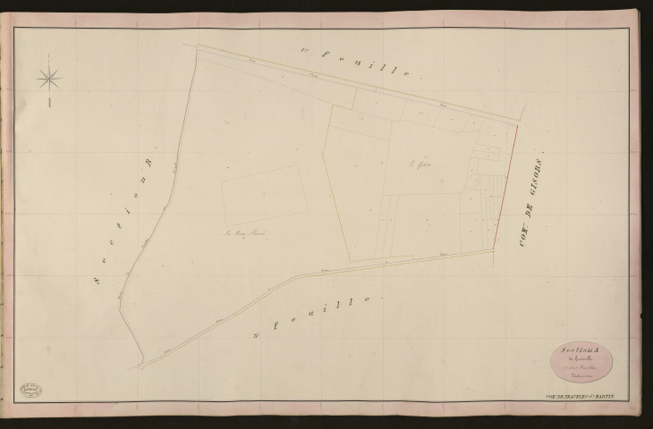 Neaufles-Saint-Martin. Section A _ de rainville _ 2e de 3 Feuilles