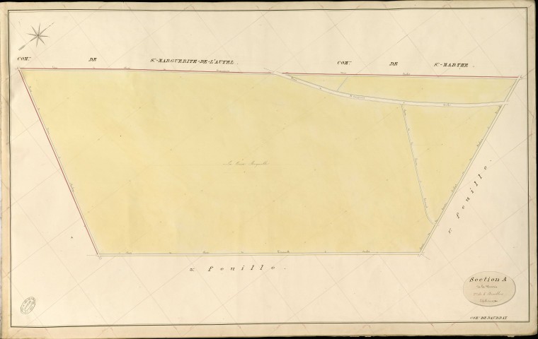 Beaubray. Section A _ de la Verrerie _ 2e de 5 Feuilles