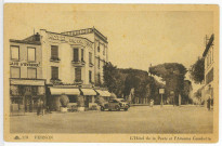 Vernon-Ville. L'Hôtel de la Poste et l'Avenue Gambetta.