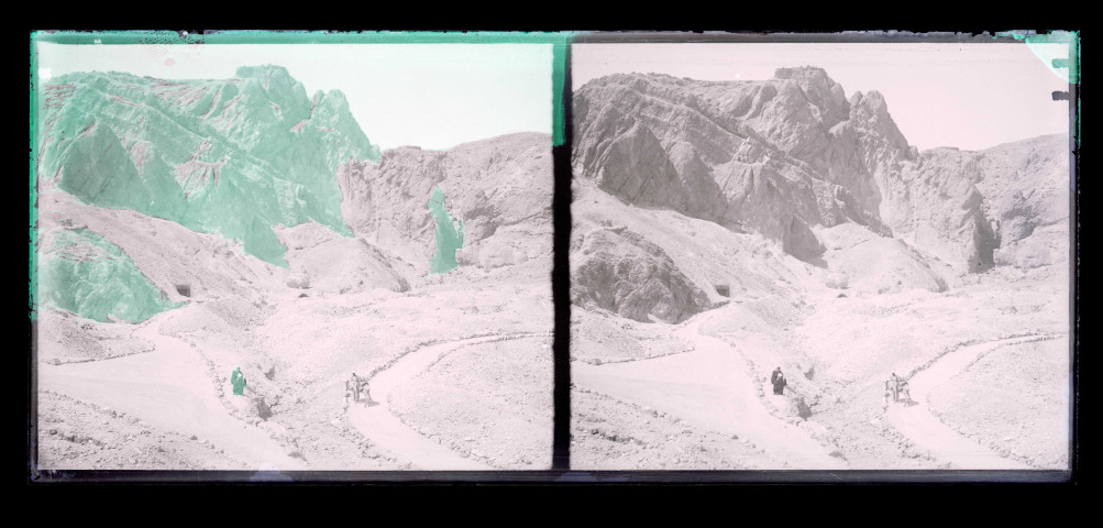 Vallée des rois et des reines en Égypte.