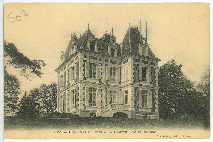 Saint-Sébastien-de-Morsent. Château de la Musse.