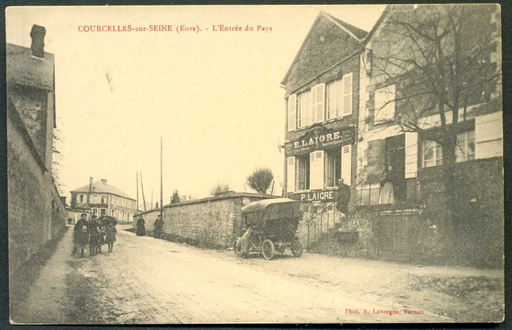"Courcelles-sur-Seine (Eure) - L'Entrée du pays"