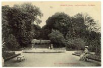 Evreux-Ville. Le Jardin Public - Le Bassin.