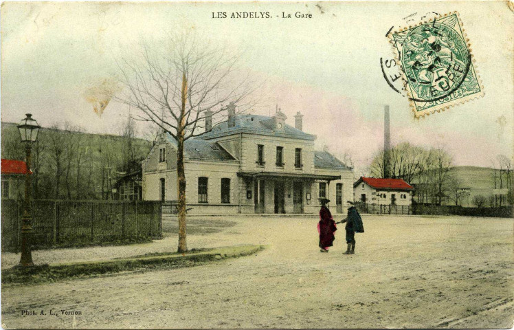 Andelys (Les). La Gare.