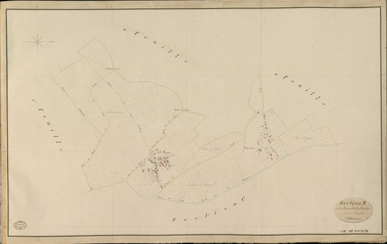 Bourth. Section B _ de la Brosse et de la Bodinière _ 2e de 4 Feuilles