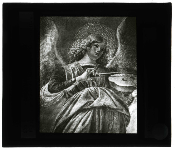 Basilique Saint-Pierre du Vatican, sacristie, figure d'ange musicien de Melozzo da Forli.