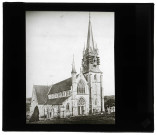 Basilique Notre-Dame de la Couture de Bernay (Eure), côté nord-ouest.