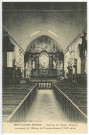 Pont-Saint-Pierre. Intérieur de l'Eglise, Boiseries provenant de l'Abbaye de Fontaine Guérard (XIIe siècle).
