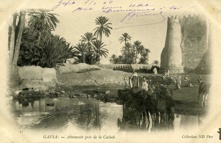 GAFSA. - Abreuvoir près de la Casbah