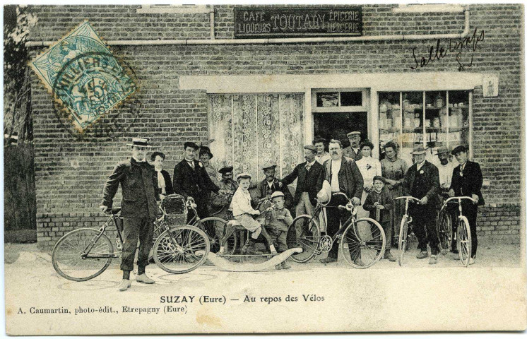 Suzay. Au repos des Vélos.