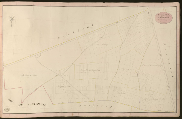 Gisors. Section G _ de la Plaine de Vaux _ Feuille Unique