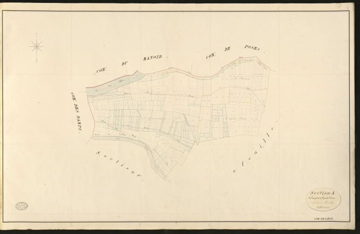 Léry. Section A _ de la petite et haute Dime _ 1re de 2 Feuilles
