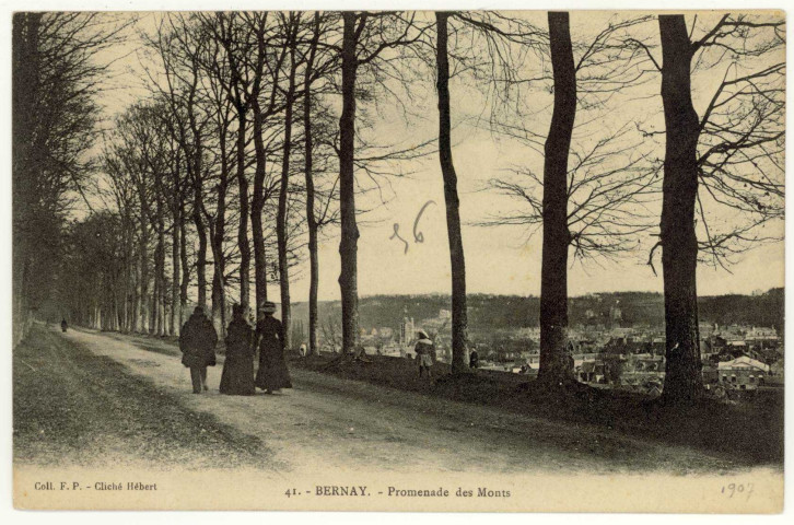 Bernay. Promenade des Monts.