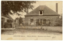 Amécourt. Maison Muller, épicerie de la place.