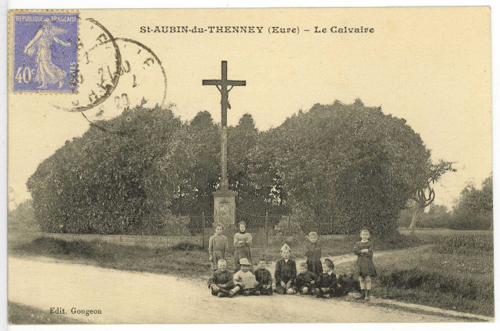 Saint-Aubin-du-Thenney. Le Calvaire.