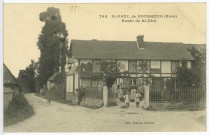 Saint-Paul-de-Fourques. Route de St-Eloi.