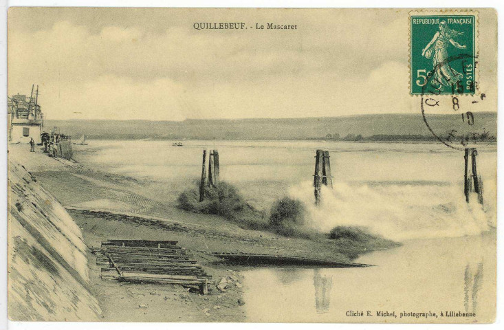 Quillebeuf-sur-Seine. Le Mascaret.