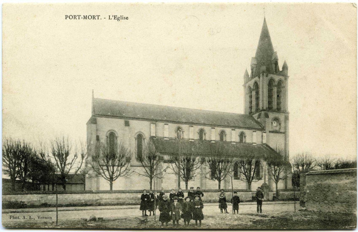Port-Mort. L'Eglise.