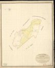 Boissière (La). Tableau d'assemblage _ du Plan Parcellaire de la Commune de la Boissière _ Canton de Saint André - Evreux - Eure. _ Terminé sur le Terrain le 3 Octobre 1836, sous l'administration de M. Passy, Préfet _ M. Hérouard, Maire _ et sous la Direction de M. Marel, Directeur des Contributions directes _ M. Le Fébure, Géomètre en Chef. _ Par M. Pizier, Géomètre de 1re classe.