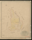 Camfleur-Courcelles. Tableau d'assemblage du Plan Parcellaire de la Commune de Camfleur-Courcelles _ Canton de Bernay - Bernay - Eure. _ Terminé sur le terrain le 2 septembre 1830, sous l'administration de M. A Passy, Préfet - M. Brunel, Maire et sous la direction de M. Marel, Directeur des Contributions directes. _ M. Hautier, Géomètre en Chef. _ Par M. Canu, Géomètre de 1re classe