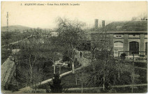 Acquigny. Usine Paul Renon. - Le jardin.