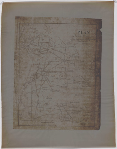 "Plan de la forêt d'Evreux appartenant à l'impératrice Joséphine"