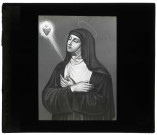Portrait de Sainte-Marguerite-Marie à Paray-le-Monial (Saône-et-Loire).